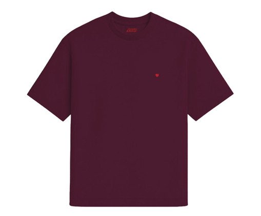 Camiseta Cotton Cherry Marie - Coração Micro Vermelho, red | WestwingNow