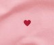 Camiseta Cotton Rosa - Coração Micro Vermelho, pink | WestwingNow