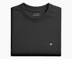 Camiseta Cotton Preta - Coração Micro Cinza, black | WestwingNow