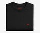 Camiseta Cotton Preta - Coração Micro Vermelho, black | WestwingNow
