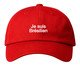 Bone Dad Hat Je suis Brésilien - Branco e Vermelho, red | WestwingNow