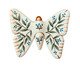 Enfeite de Parede Borboleta Floral Azul, white | WestwingNow