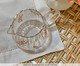 Leiteira Golden Leaf - 330ml, transparent | WestwingNow