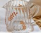 Leiteira Golden Leaf - 330ml, transparent | WestwingNow