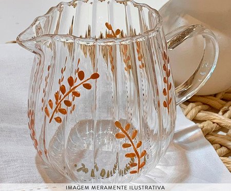 Leiteira Golden Leaf - 330ml | Westwing