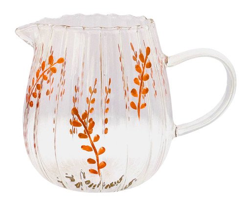Leiteira Golden Leaf - 330ml, transparent | WestwingNow