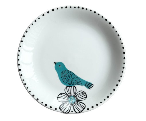 Prato de sobremesa Pouso Azulzim Azul, blue | WestwingNow