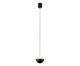 Pendente Moon Preto II 7W - 31X21X19,5cm, Preto | WestwingNow