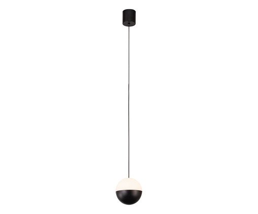 Pendente Moon Preto II 7W - 31X21X19,5cm, Preto | WestwingNow
