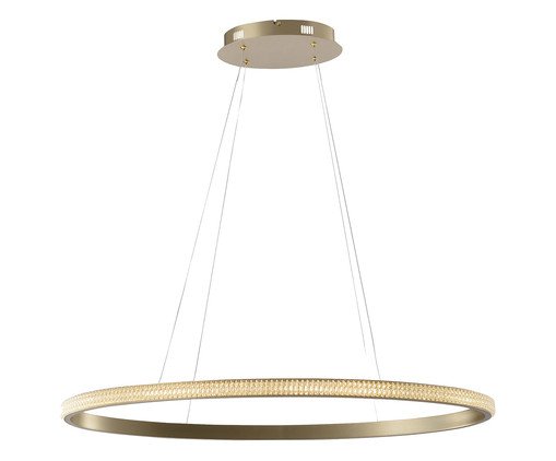 Pendente Anello Bella Led Bivolt - 11X88X53cm, Dourado | WestwingNow