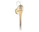 Arandela Clam Iskenderun Champagne e Dourado Bivolt - 12X45cm, Dourado | WestwingNow