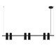 Pendente Cannon Preto - 12X17X130cm, Preto | WestwingNow