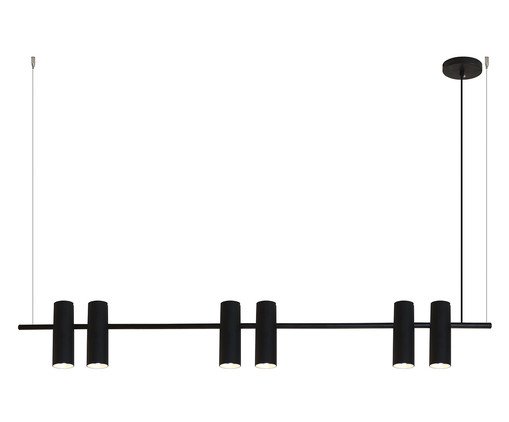Pendente Cannon Preto - 12X17X130cm, Preto | WestwingNow