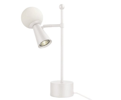 Abajur Sears Branco - 10X43X23cm, Branco | WestwingNow