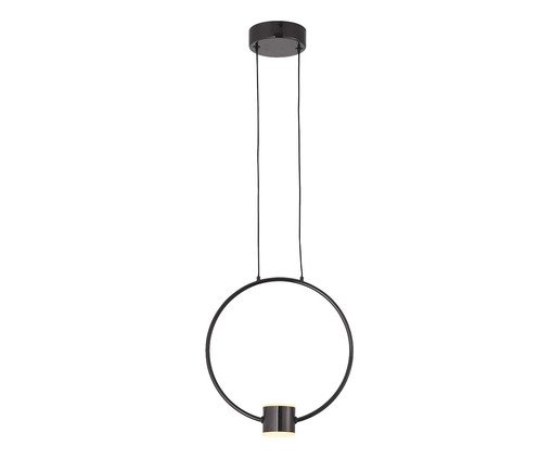 Pendente Allure Ônix 2X5W - 30X30cm, Preto | WestwingNow