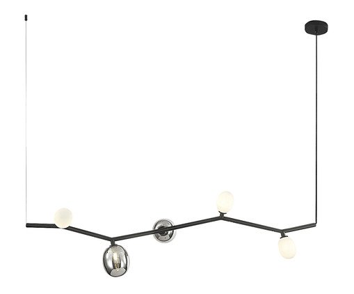 Pendente Pinot Xg - 33,5X40X130cm, Preto | WestwingNow