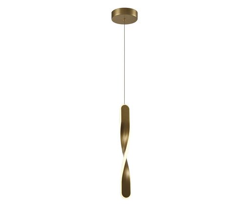 Pendente Sonik Dourado 12W - 41X5cm, Dourado | WestwingNow