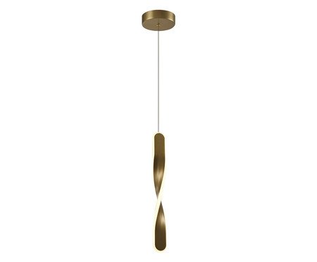 Pendente Sonik Dourado 12W - 41X5cm | Westwing