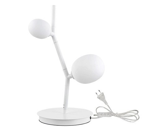 Abajur Pinot Branco - 24X47cm, Branco | WestwingNow