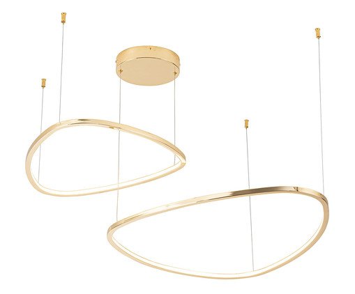 Pendente Bert Dourado 72W, Dourado | WestwingNow