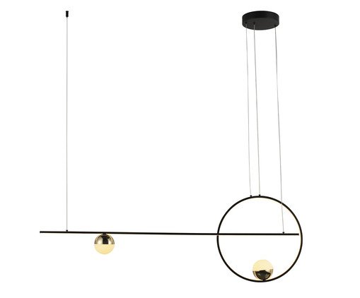 Pendente Ritz 36W - 10X40X120cm, Prata ou Metálico | WestwingNow