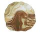 Centro de Mesa Redondo Stone Quartzo Marrom, brown | WestwingNow