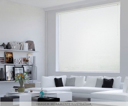 Persiana em PVC Premier - Branca | Westwing