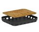 Bandeja Retangular Lume Preto, black | WestwingNow