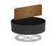 Organizador Giratorio Alto com Divisória Lume Preto, black | WestwingNow