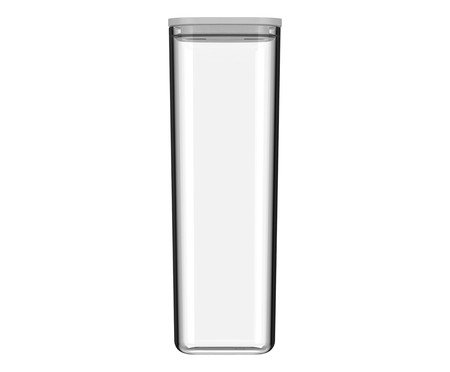 Pote Hermético Quadrado Duo Lock Branco Fechado Branco | Westwing