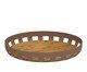 Bandeja Redonda Lume Amendoa Marrom, brown | WestwingNow