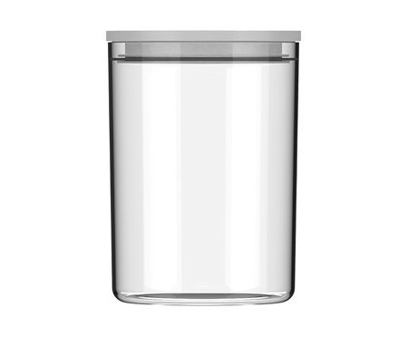 Pote Hermético Redondo Duo Lock Branco Fechado Branco | Westwing