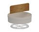 Organizador Giratorio Alto com Divisória Lume Bege, beige | WestwingNow