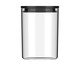 Pote Hermético Redondo Duo Lock Preto, black | WestwingNow