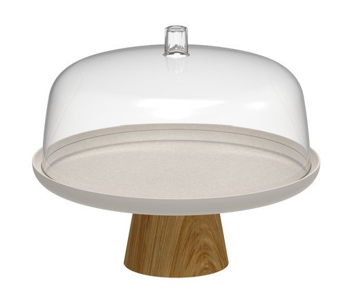 Boleira com Cupula e Pé Lume Bege, beige | WestwingNow
