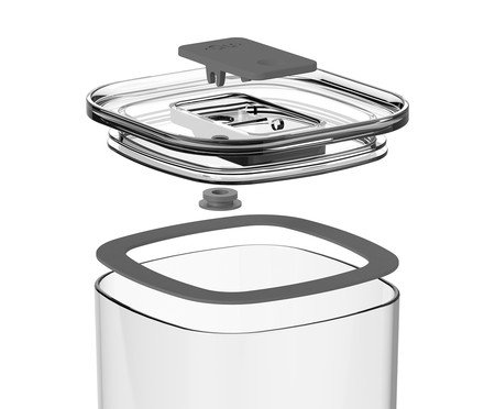 Pote Hermético Quadrado Duo Lock | Westwing