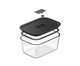 Pote de Vidro Hermético Fresh Lock Preto, black | WestwingNow