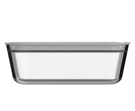 Pote de Vidro Hermético Fresh Lock Branco Fechado Branco | Westwing