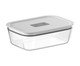 Pote de Vidro Hermético Fresh Lock Branco Fechado Branco, white | WestwingNow