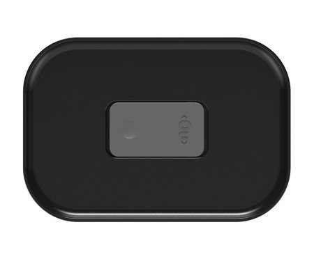 Pote Hermético Retangular Duo Lock Preto | Westwing