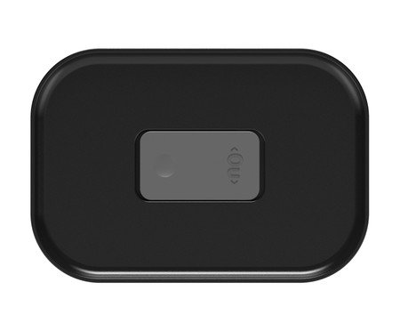 Pote Hermético Retangular Duo Lock Preto | Westwing