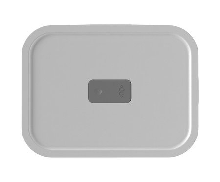 Pote de Vidro Hermético Fresh Lock Branco Fechado Branco | Westwing