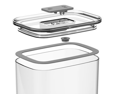 Pote Hermético Retangular Duo Lock | Westwing