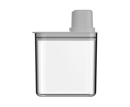 Pote Hermético Com Medidor Drop Branco Fechado Branco | Westwing