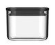 Pote Hermético Quadrado Duo Lock Preto, black | WestwingNow