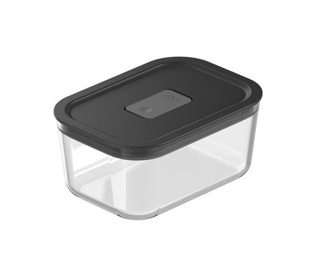 Pote de Vidro Hermético Fresh Lock Preto | Westwing