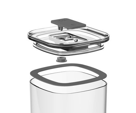 Pote Hermético Quadrado Duo Lock | Westwing