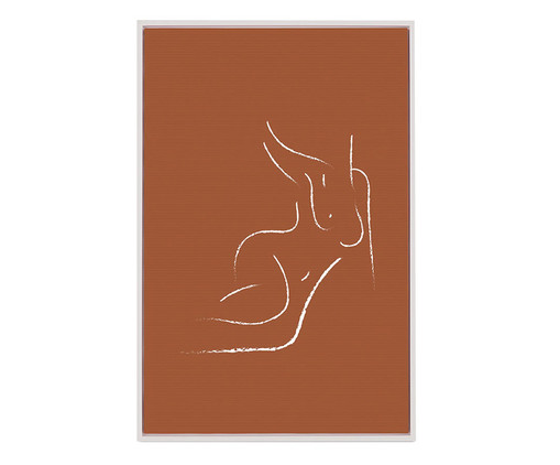 Quadro em Canvas Mulher, Terracota | WestwingNow