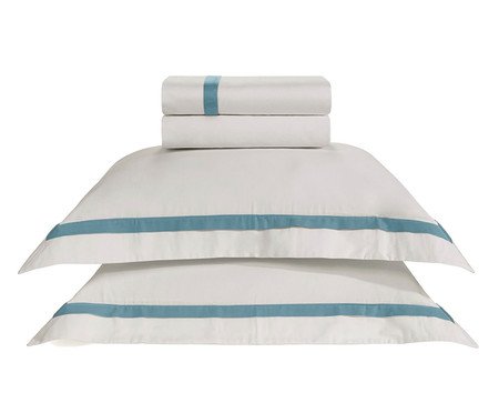 Jogo de Lençol Vercelli Branco 300 Fios