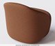 Poltrona Zoe Tec giratória Terroso, Terracotta | WestwingNow